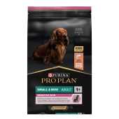 Purina Pro Plan Adult Small & Mini  Sensitive Skin - суха храна за пораснали кучета от малки и мини породи със сьомга